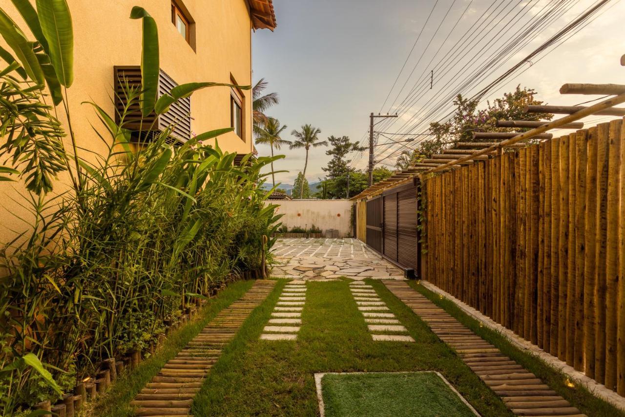 Casa D'Aroeira Residencial Boutique - Centro De Juquei - 2 Quadras Do Mar - Servico De Praia - Roupa De Cama 600 Fios Algodao Egipcio - Toalhas Banho E Praia - Tudo Novo - Estacionamento Interno - Cozinha - Consulte Unidades Com Ofuro Hidro E Cromote Bagian luar foto