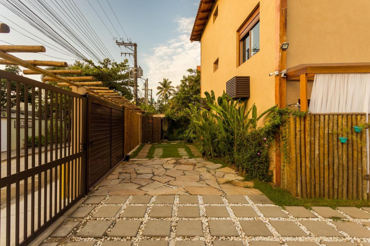 Casa D'Aroeira Residencial Boutique - Centro De Juquei - 2 Quadras Do Mar - Servico De Praia - Roupa De Cama 600 Fios Algodao Egipcio - Toalhas Banho E Praia - Tudo Novo - Estacionamento Interno - Cozinha - Consulte Unidades Com Ofuro Hidro E Cromote Bagian luar foto