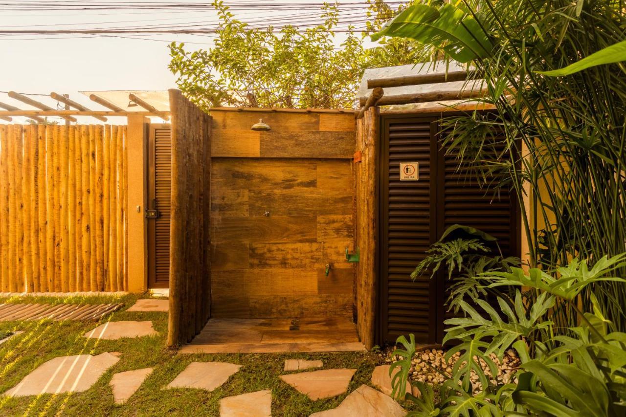 Casa D'Aroeira Residencial Boutique - Centro De Juquei - 2 Quadras Do Mar - Servico De Praia - Roupa De Cama 600 Fios Algodao Egipcio - Toalhas Banho E Praia - Tudo Novo - Estacionamento Interno - Cozinha - Consulte Unidades Com Ofuro Hidro E Cromote Bagian luar foto