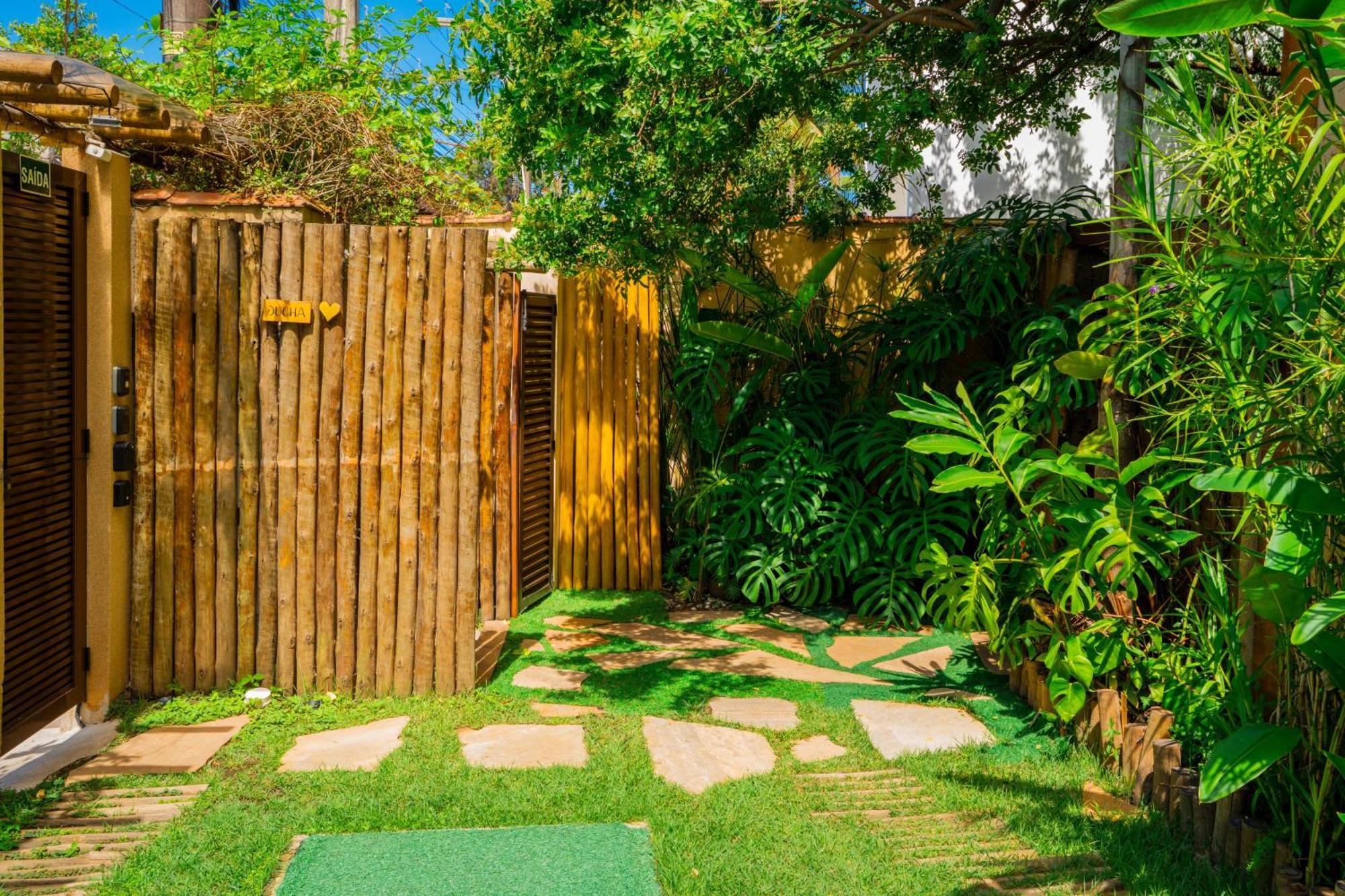 Casa D'Aroeira Residencial Boutique - Centro De Juquei - 2 Quadras Do Mar - Servico De Praia - Roupa De Cama 600 Fios Algodao Egipcio - Toalhas Banho E Praia - Tudo Novo - Estacionamento Interno - Cozinha - Consulte Unidades Com Ofuro Hidro E Cromote Bagian luar foto